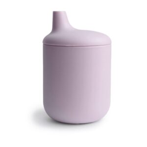 Gobelet Bébé en Silicone - Lilas Doux